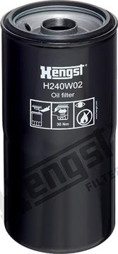 Hengst Filter H240W02 - Oil Filter autospares.lv