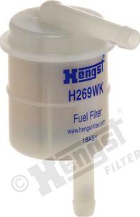 Hengst Filter H269WK - Fuel filter autospares.lv