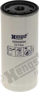 Hengst Filter H200W04 - Oil Filter autospares.lv