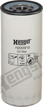 Hengst Filter H200W10 - Oil Filter autospares.lv