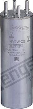 Hengst Filter H207WK02 - Fuel filter autospares.lv