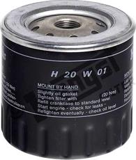 Hengst Filter H20W01 - Oil Filter autospares.lv