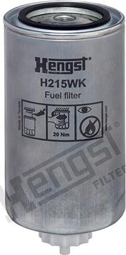 Hengst Filter H215WK - Fuel filter autospares.lv