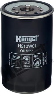 Hengst Filter H210W01 - Oil Filter autospares.lv