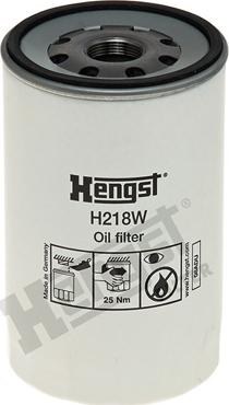 Hengst Filter H218W - Oil Filter autospares.lv