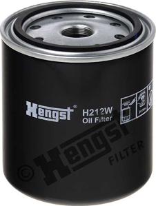 Hengst Filter H212W - Oil Filter autospares.lv