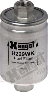 Hengst Filter H229WK - Fuel filter autospares.lv
