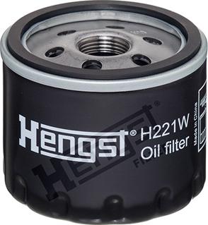 Hengst Filter H221W - Oil Filter autospares.lv