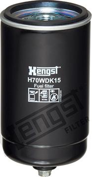 Hengst Filter H70WDK15 - Fuel filter autospares.lv
