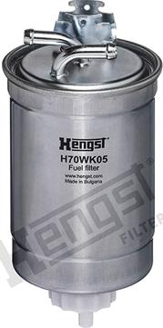Hengst Filter H70WK05 - Fuel filter autospares.lv