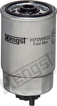 Hengst Filter H70WK02 - Fuel filter autospares.lv