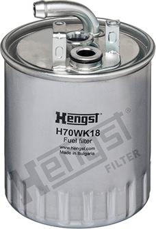 Hengst Filter H70WK18 - Fuel filter autospares.lv