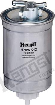 Hengst Filter H70WK12 - Fuel filter autospares.lv