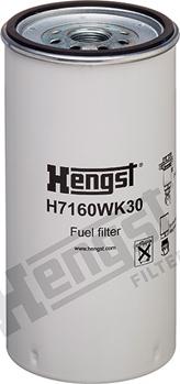 Hengst Filter H7160WK30 - Fuel filter autospares.lv