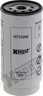 Hengst Filter H710WK - Fuel filter autospares.lv