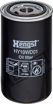 Hengst Filter HY19WD01 - Filter, operating hydraulics autospares.lv