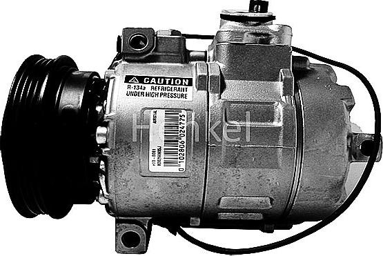 Henkel Parts 7110081R - Compressor, air conditioning autospares.lv