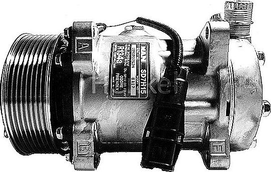 Henkel Parts 7110196R - Compressor, air conditioning autospares.lv