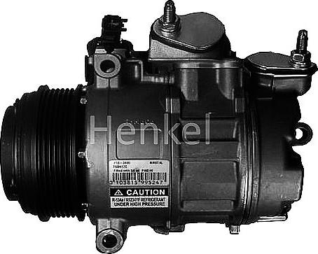 Henkel Parts 7113480R - Compressor, air conditioning autospares.lv