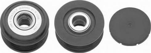 Hepu 12-0012 - Pulley, alternator, freewheel clutch autospares.lv