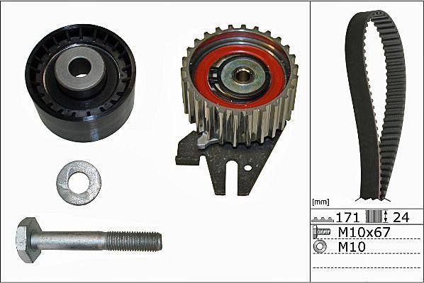 Hepu 20-1909 - Timing Belt Set autospares.lv