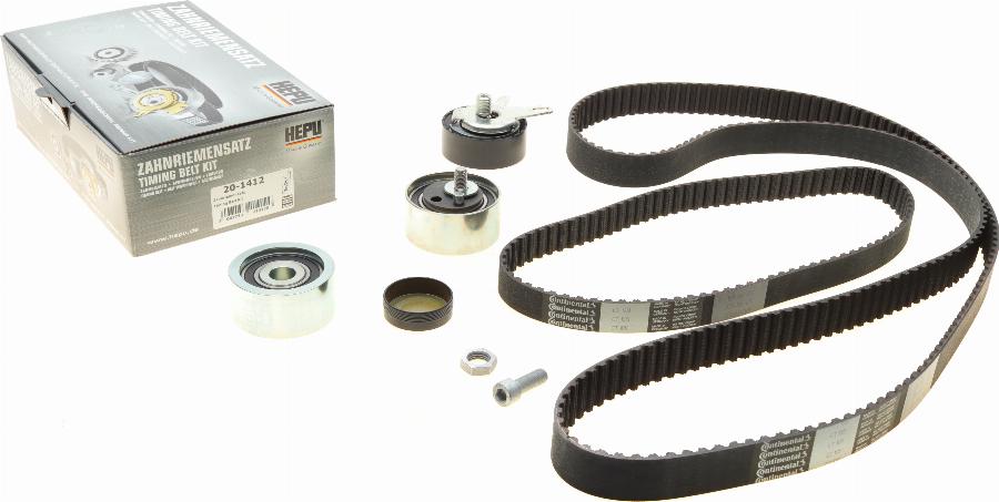 Hepu 20-1412 - Timing Belt Set autospares.lv