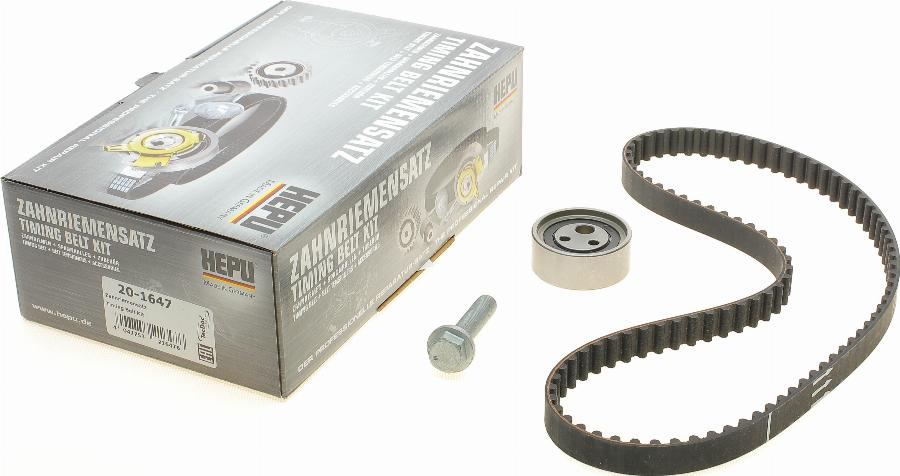 Hepu 20-1647 - Timing Belt Set autospares.lv