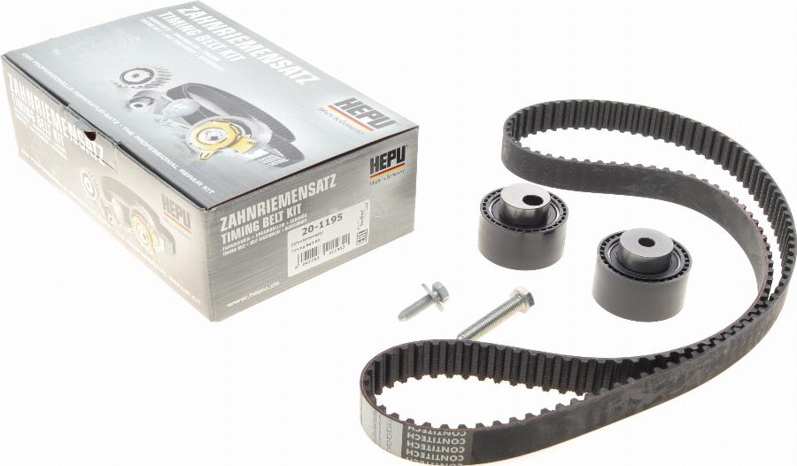 Hepu 20-1195 - Timing Belt Set autospares.lv