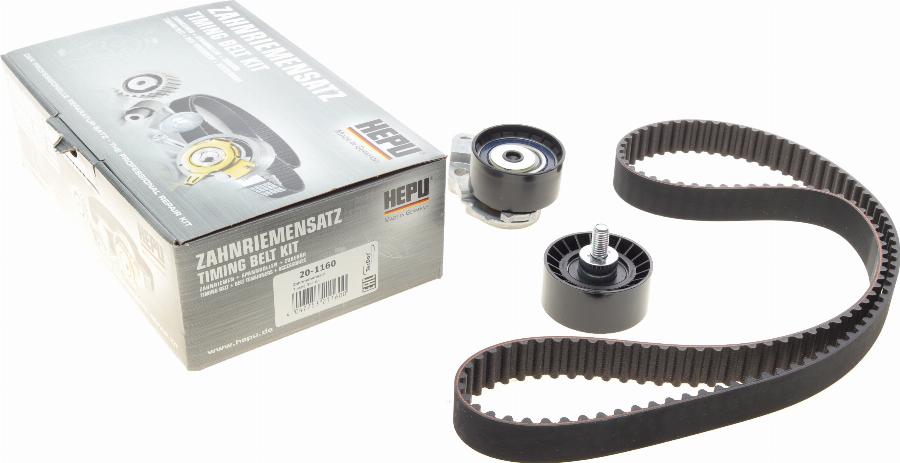 Hepu 20-1160 - Timing Belt Set autospares.lv