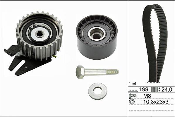 Hepu 20-1819 - Timing Belt Set autospares.lv