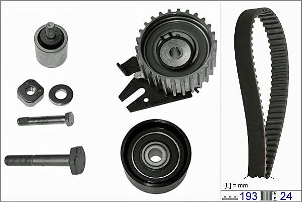 Hepu 20-1820 - Timing Belt Set autospares.lv