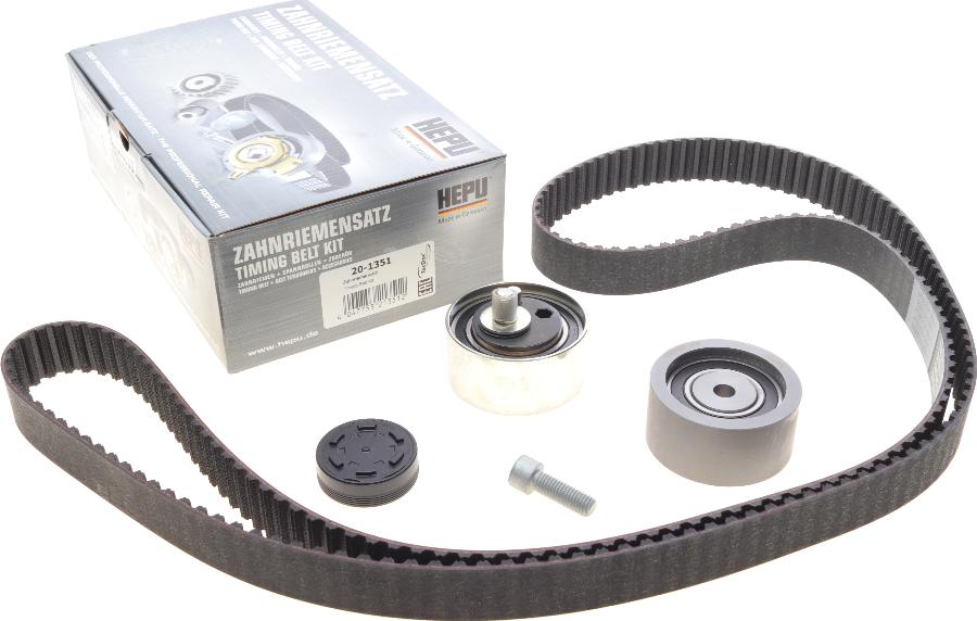 Hepu 20-1351 - Timing Belt Set autospares.lv