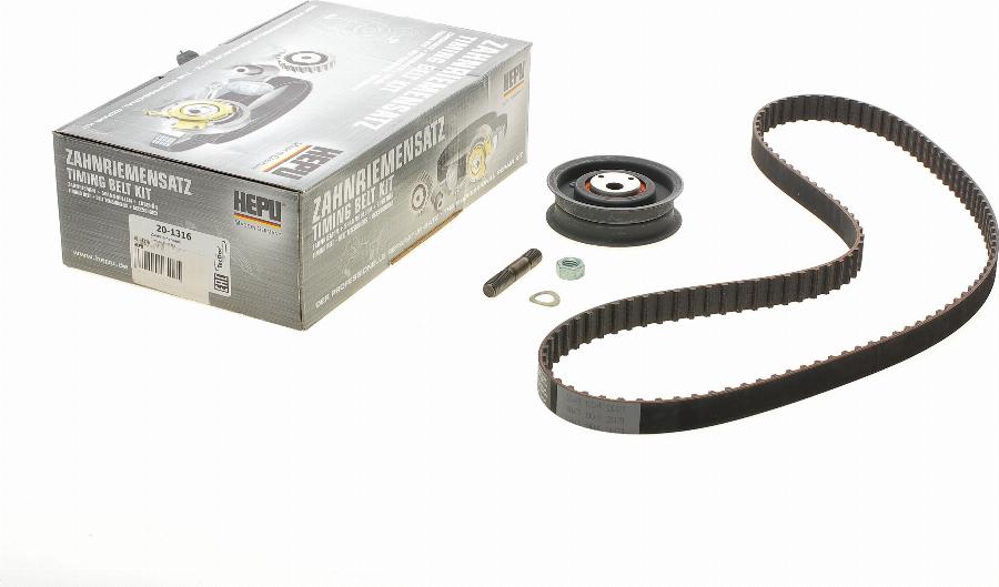 Hepu 20-1316 - Timing Belt Set autospares.lv