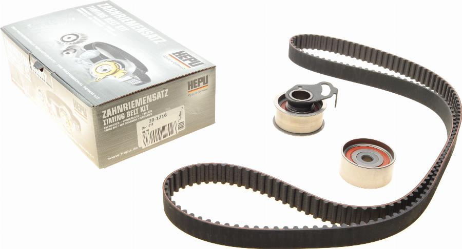 Hepu 20-1216 - Timing Belt Set autospares.lv