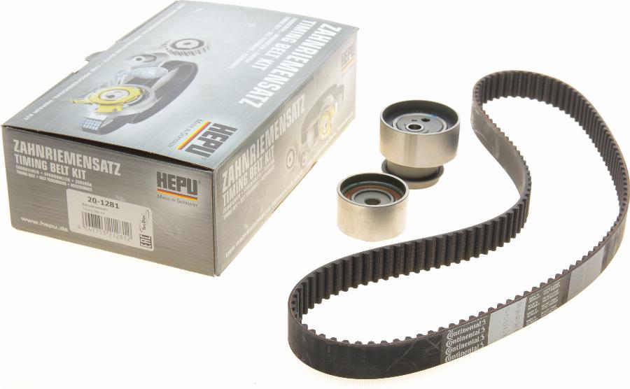 Hepu 20-1281 - Timing Belt Set autospares.lv