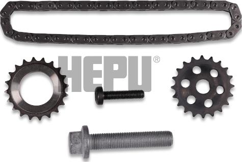 Hepu 21-0376 - Chain Set, oil pump drive autospares.lv