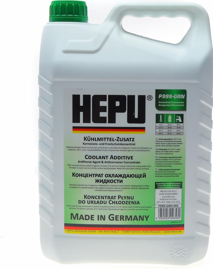 Hepu P999-GRN-005 - Antifreeze autospares.lv