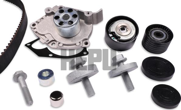 Hepu PK09550S - Water Pump & Timing Belt Set autospares.lv