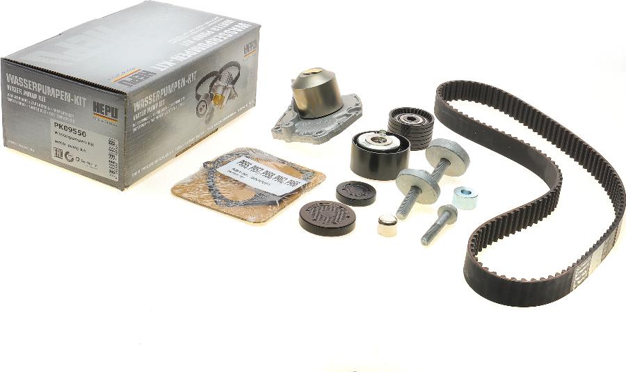 Hepu PK09550 - Water Pump & Timing Belt Set autospares.lv