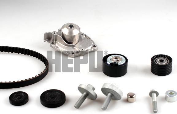 Hepu PK09550 - Water Pump & Timing Belt Set autospares.lv