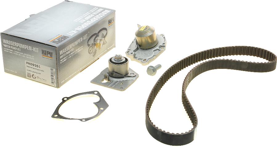 Hepu PK09551 - Water Pump & Timing Belt Set autospares.lv