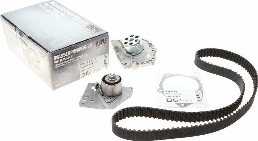 Hepu PK09570S - Water Pump & Timing Belt Set autospares.lv