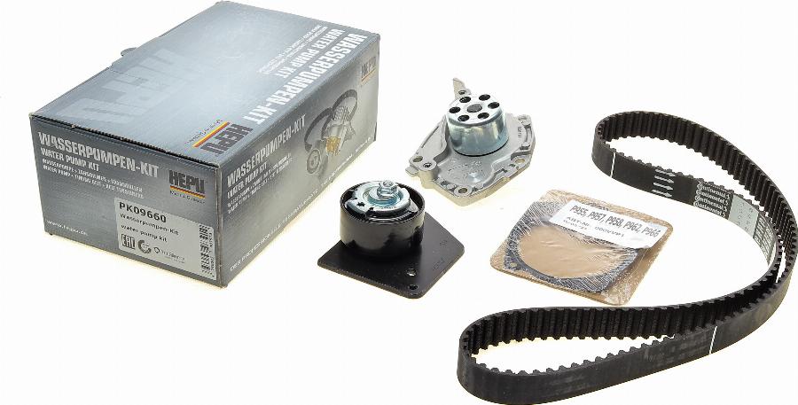 Hepu PK09660 - Water Pump & Timing Belt Set autospares.lv