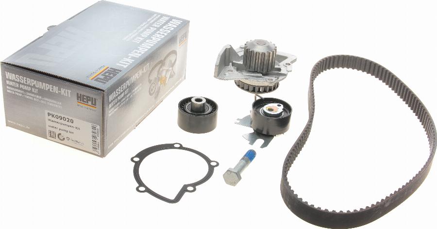 Hepu PK09020 - Water Pump & Timing Belt Set autospares.lv