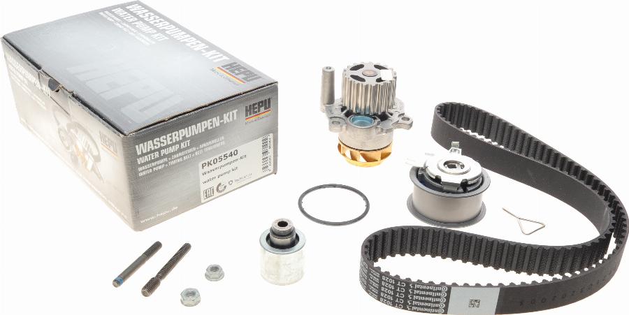 Hepu PK05540 - Water Pump & Timing Belt Set autospares.lv