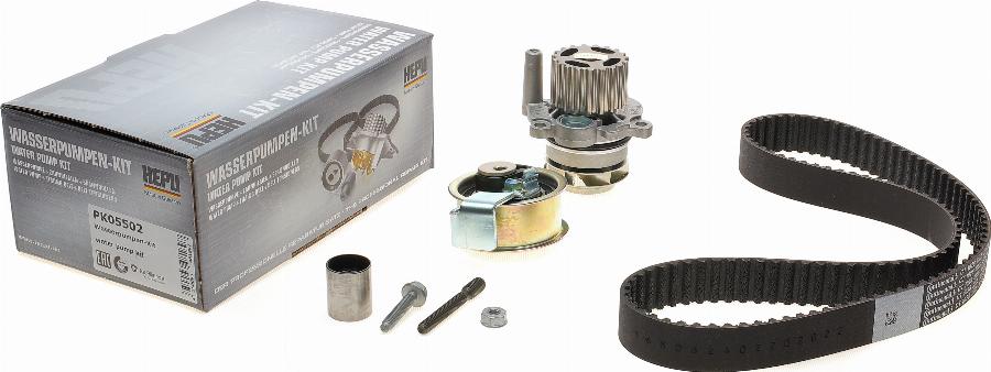 Hepu PK05502 - Water Pump & Timing Belt Set autospares.lv