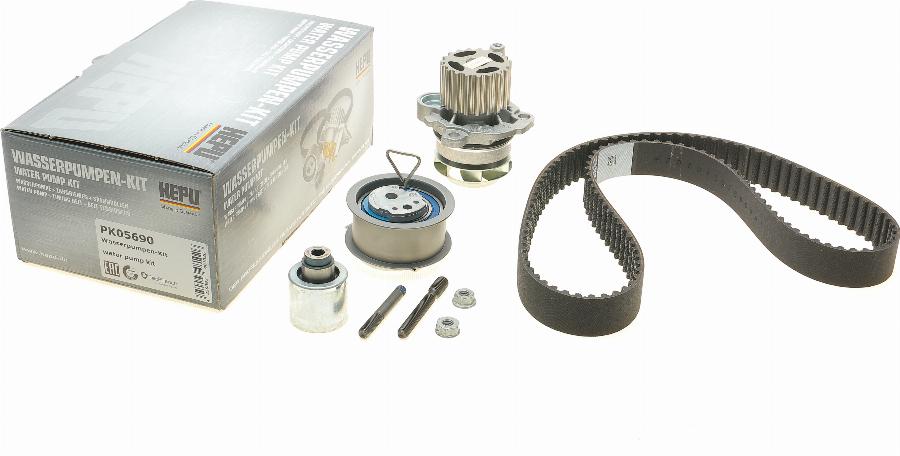 Hepu PK05690 - Water Pump & Timing Belt Set autospares.lv