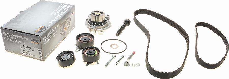 Hepu PK05743 - Water Pump & Timing Belt Set autospares.lv