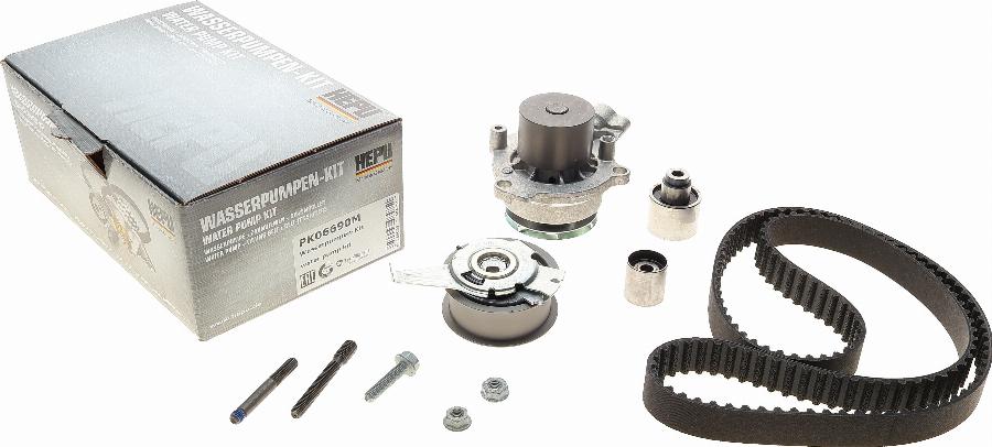 Hepu PK06690M - Water Pump & Timing Belt Set autospares.lv