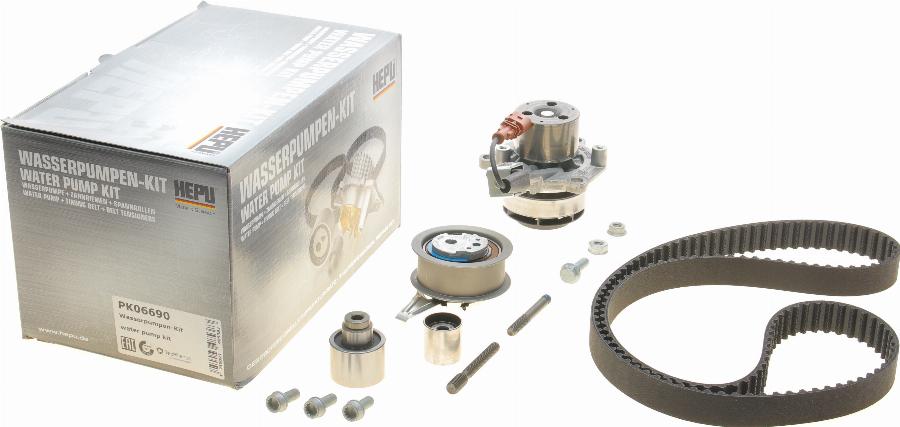 Hepu PK06690 - Water Pump & Timing Belt Set autospares.lv